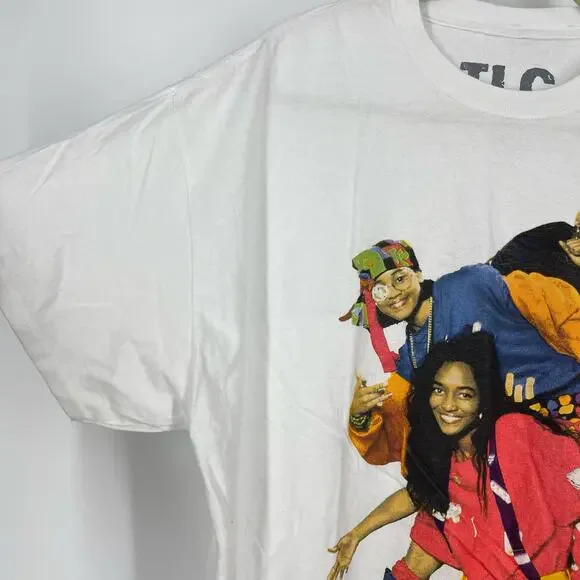 TLC Graphic Band Tee Short Sleeve T-Shirt Women's Size XL NWOT - Picture 3 of 7